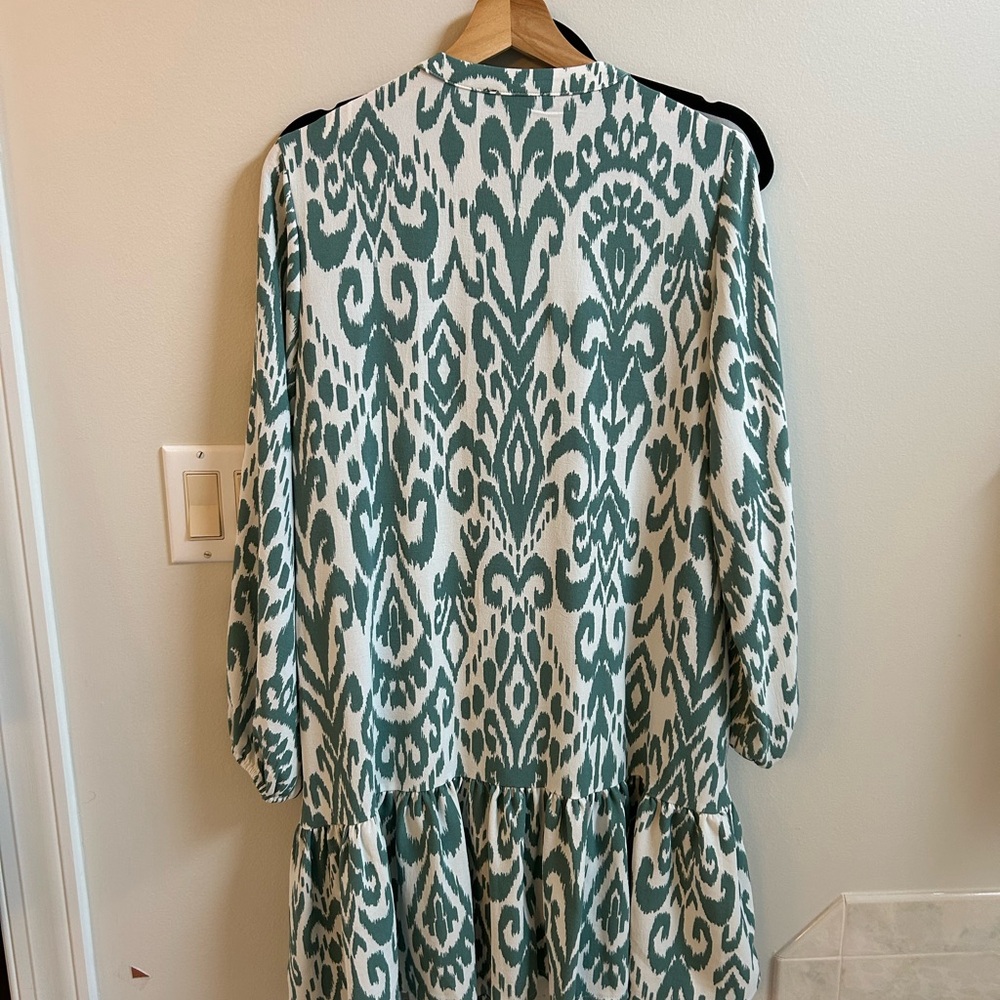 Rachel Zoe Green and white dress - Picture 4 of 4